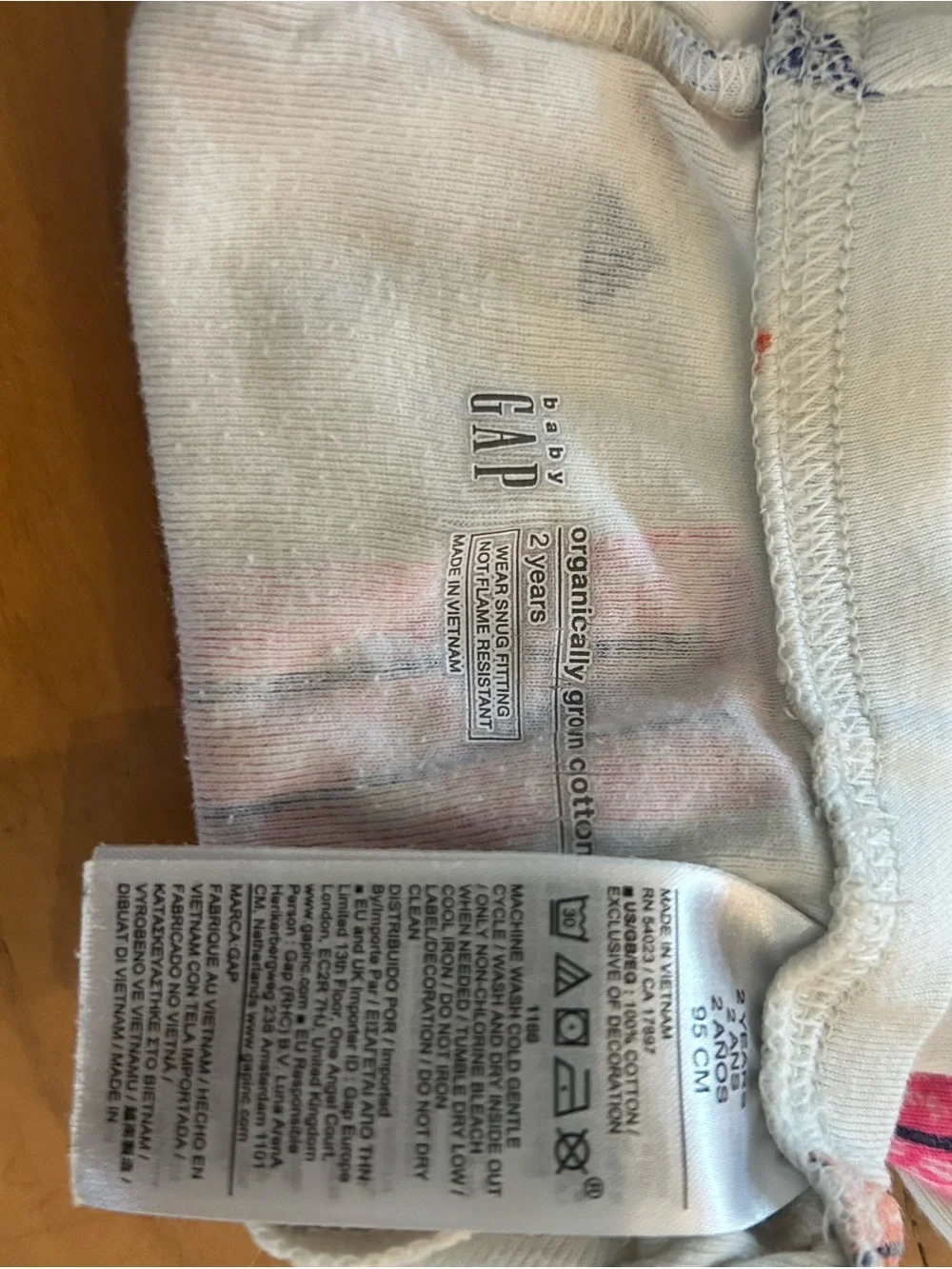 GAP Kids Baby pajama set with Colorful Pencil Print